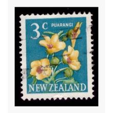 New Zealand 1967 -1968 - 3d - Local Motifs Flowers Used