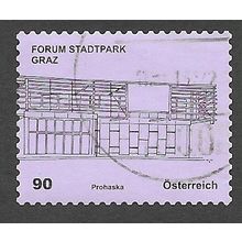 AUT 2011 90c (S/A) 'MODERN ARCHITECTURE- GRAZ' FINE USED (EBID73-428)