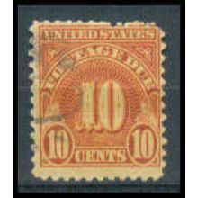 Used J84 10c Postage Due Average WA1449