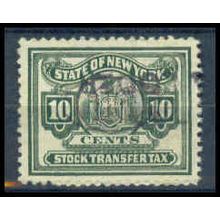 Used Revenue 10c N.Y. Stock Transfer Very Fine WA2763