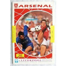 1990 programme Arsenal v. Liverpool