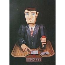 London Covent Garden Theatre Concert Box Agent Stamper Waxwork Fashion Postcard