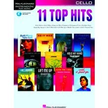 11 Top Hits For Cello Instrumental Play-Along - Book With Online Audio