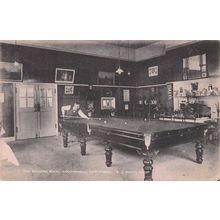 Billiard Room The Good Intent Pub Horndean Hampshire Old Postcard