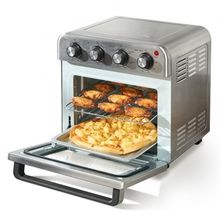 7-IN-1 Air Fryer Toaster Oven, 18L Convection Oven, 1700W Stainless Steel To...