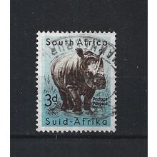 SouthAfrica.SG155 3d White Rhinoceros.Fine Used.Aug25a