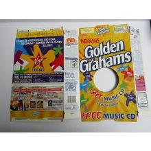 Nestle Golden Grahams 2000 Cereal Box Misic CD 500g Box only