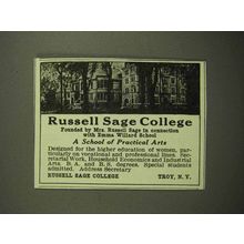 1918 Russell Sage College Ad