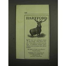 1918 Hartford Insurance Ad