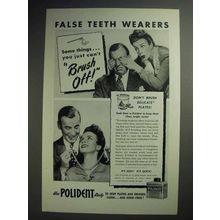 1947 Polident Ad