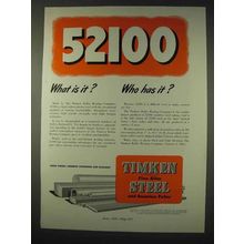 1947 Timken 52100 Seamless Steel Tubing Ad, What Is It?