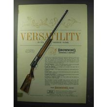 1963 Browning Automatic-5 Shotgun Ad - Versatility