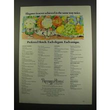 1984 Preferred Hotels World Wide Ad - Elegance