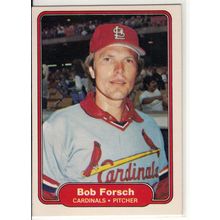 1982 Fleer baseball card 112 Bob Forsch- Cardinals