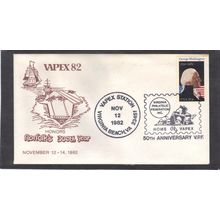 Event VAPEX 82 1952 20c George Washington (Unkn Cachet-U/A) CV00986