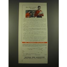 1962 National Rifle Association Ad - Just what I wanted to know
