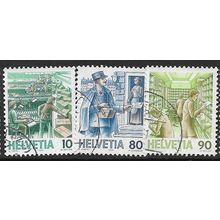 1986/1987 3 different values - fine used (o)