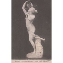 Amour Captif De Fraikin Bruxelles Museum Sculptor Statue Antique Postcard