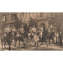 Wiesbaden Morgenritt Kaisers Nach Dem Nerotal German Postcard