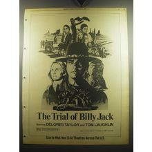 1974 The Trial of Billy Jack Movie Ad - Starring Delores Taylor and Tom Laughlin