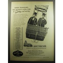 1957 Distinguished Hotels Advertisement - Chase & Park Plaza Hotel, St. Louis