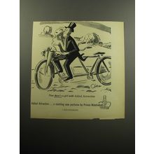 1957 Prince Matchabelli Perfume Ad - Now there's a girl with Added Attraction