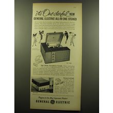 1959 General Electric RP 1150 and RP 1115 Phonographs Advertisement
