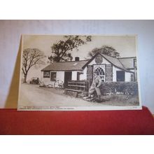 A PRIEST AT BLACKSMITH'S SHOP, GRETNA GREEN,SCOTLAND unused vintage postcard =