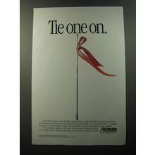 1992 Allstate Insurance Advertisement - Tie one on