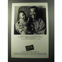1992 Discover Private Issue Credit Card Ad - Meet Larry Jr. We're Buddies.