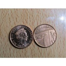 GB 2017 Elizebeth II Decimal 1p Coin