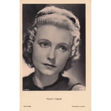 Karin Hardt Early German Film Star Old RPC Postcard