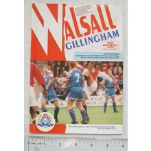 1993 programme Walsall v. Gillingham, 9/10