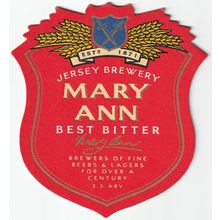BEER MAT - ANN STREET BREWERY (JERSEY) - BEST BITTER - (Cat 035) - (1995)