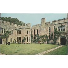 The Courtyard, Allington Castle, Maidstone, Kent, c.1960 - CG Williams Postcard