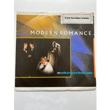 MODERN ROMANCE - WALKING IN THE RAIN (UK 7" VINYL, 1983 WITH FLEXIDISC)