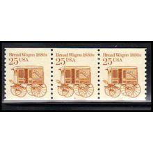 2136 25c Bread Wagon Very Fine MNH Dry Gum PNC 4/3 PA2692