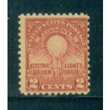 654 2c Edison's First Lamp Average Plus MNH M06858