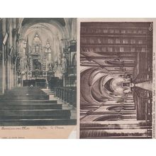 Bernieres Sur Mer Eglise Church France French 2x Antique Postcard
