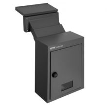 Through The Wall Drop Box, Heavy Duty Steel Through the Wall Mailbox with 2....