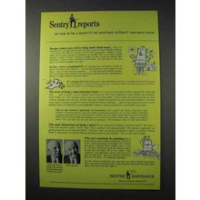1963 Sentry Insurance Ad - Be a Smart Insurance Buyer
