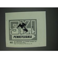 1963 Pennsylvania Tourism Ad - Ski Pennsylvania