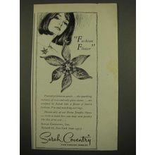 1967 Sarah Coventry Jewelry Ad - Fashion Flower