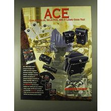 2001 Biker's Choice Ace Leather Ad - Quality, Value