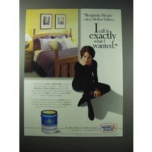 2001 Benjamin Moore Paint Ad - Mellow Yellow