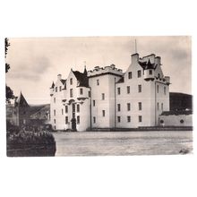 BLAIR CASTLE used postcard 1966 postmark by Pilgrim Press real photo =
