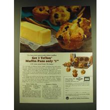 1966 American Dairy Association Ad - Butter Muffin Mix and Blueberry Muffins