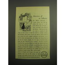 1948 ICI Chemicals Ad - Ancestors of an industry