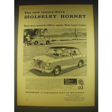 1963 Wolseley Hornet Car Ad - The new Luxury-drive Wolseley Hornet