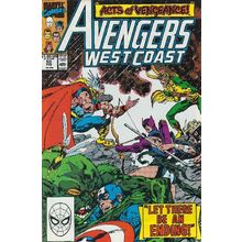 West Coast Avengers (Vol 1) # 055 VFN MODERN AGE COMICS